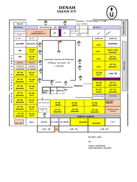 Denah Ruang No 31 59 Smkn 2 Blora Pdf