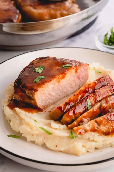 Honey Garlic Pork Loin Chops Busy Cooks