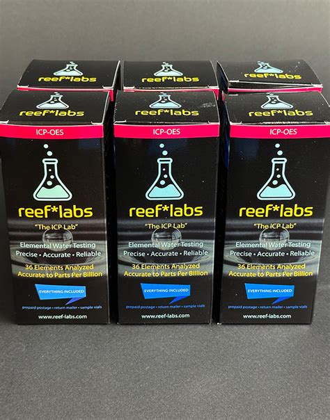 Reef Labs Icp Test Melev S Reef Inc