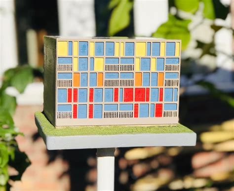 sheffield brutalist park hill flats birdhouse etsy