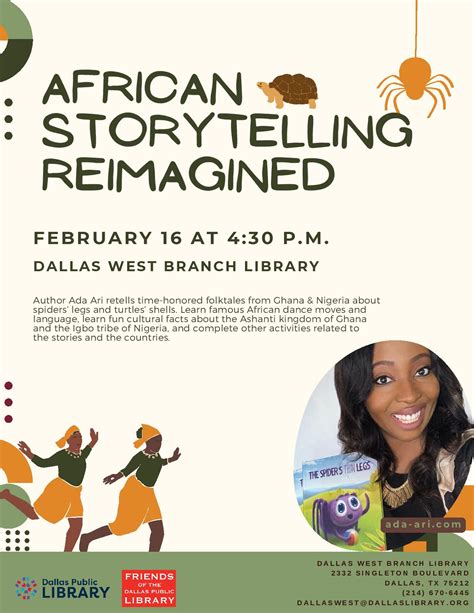 African Storytelling Reimagined | Dallas Public Library