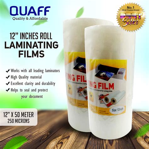 Blue Prints Phquaff Laminating Film Roll Hot Lamination Process