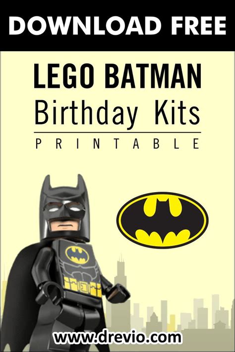 Free Printable Lego Batman Birthday Invitations Free Printable Templates