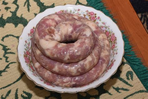 Fresh Homemade Pork Sausages 1 Stock Image Image Of Pork Natural