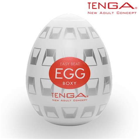 Tenga Egg Boxy Stroker For Penis Glans Stimulation Handjob Egg