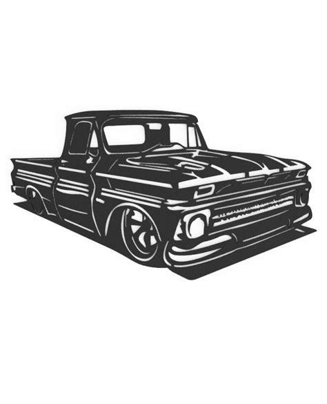 Stl File Chevrolet C10 Lowrider Lowrider Wall Frame 🚙・model To Download