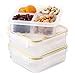 Amazon Komax Biokips Foodsaver Set Square Lunch Box Containers