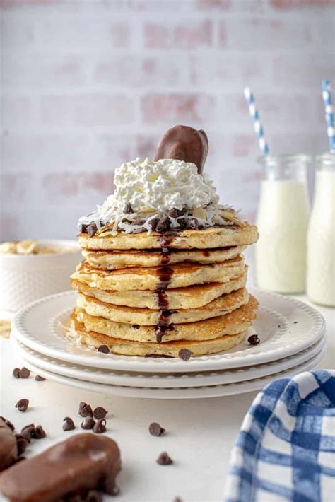 Almond Joy Pancakes • Pancake Recipes