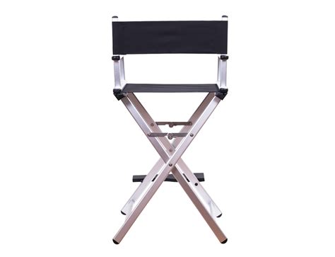Купить Алюминиевый складной стул визажиста серебро. Режиссерский стул ...