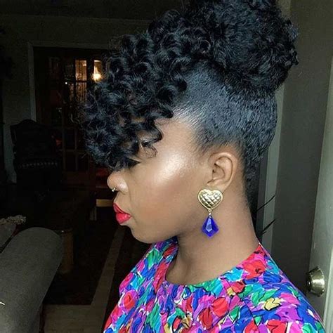 21 Chic And Easy Updo Hairstyles For Natural Hair Stayglam