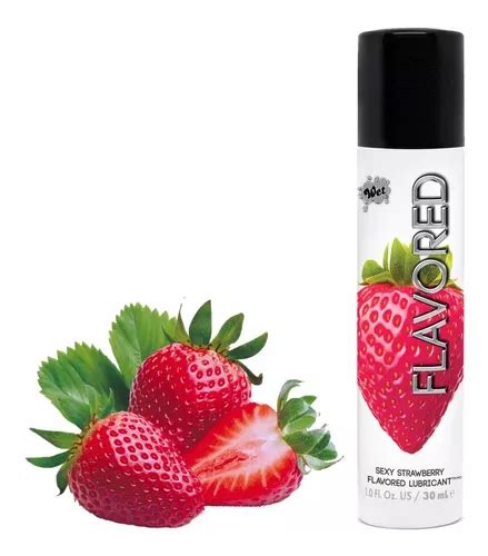 Lubricante Base Agua Con Sabor A Frutas Wet Flavored Ml Mercadolibre