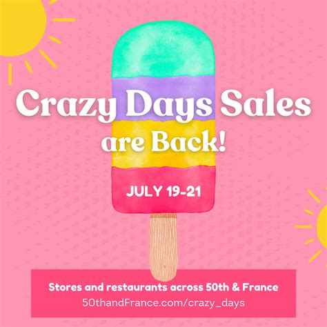 Crazy Days - 50th & France Business and Professional Association