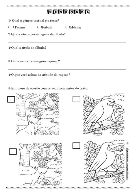 Fabulas Com Interpretação 2 Ano - NAZAEDU