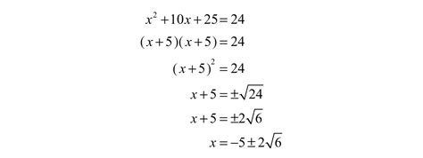 Solving Quadratic Equations By Completing The Square Examples With ...