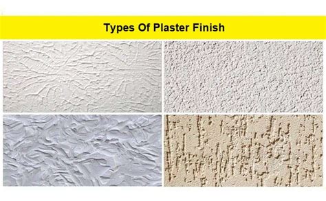 Types Of Plaster Finishes Used In Construction - Daily Civil