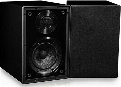 Cyrus Audio One Linear Bookshelf Loudspeakers Pair Black Reverb