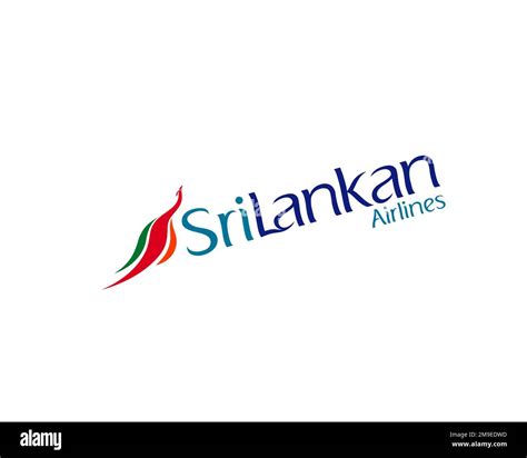 SriLankan Airline, rotated logo, white background Stock Photo - Alamy