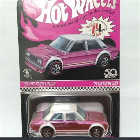 Hw Hot Wheels Hotwheels Rlc Datsun Bluebird Pink Holo Random Shopee Malaysia