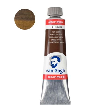 Farba Akrylowa Van Gogh 40ml 408 Raw Umber Storm Sklep Plastyczny