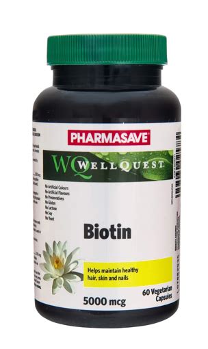 Pharmasave Shop Online For Health Beauty Home And More Pharmasave Wellquest Biotin 5000mcg