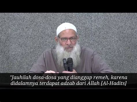 syaikh muhammad  raslan jangan remehkan dosa sekecil apapun