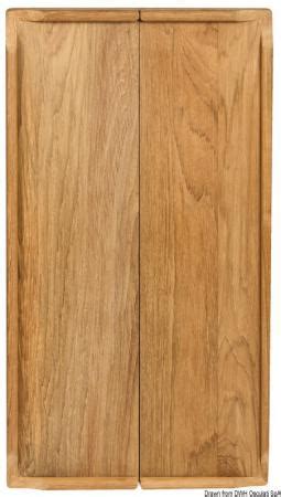 Столешница ARC из тика складная 640 х 700 мм, Osculati 71. 202. 00 ...