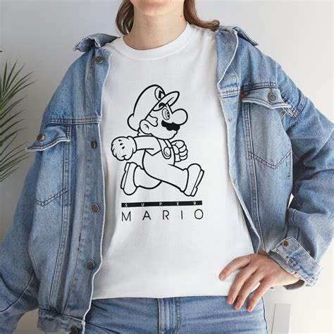 Camiseta Unisex Super Mario Bros Minimalista Tienda Rirum