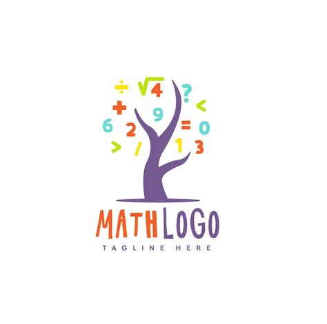 Premium Vector Mathematic Tree Vector Logo Suitable For Education