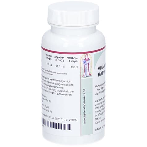 Vitamin K2 (MK7) 100 µg Kapseln 90 St - Shop Apotheke