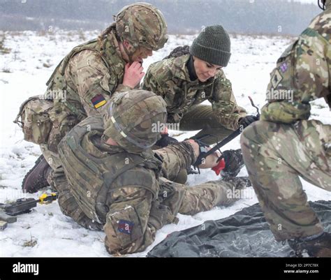 The Princess Of Wales Colonel Of The Irish Guards Is Shown How To