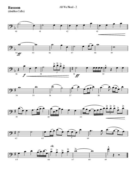 All We Need With Turn Your Eyes Upon Jesus Choral Anthem Satb Bassoon