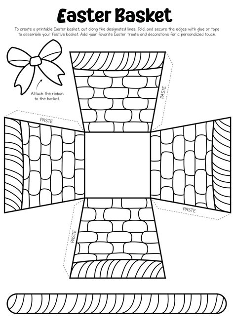 Best 13 8 Cute Diy Easter Baskets With Free Printable Templates Artofit