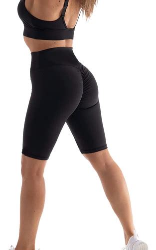 Calza Biker Mujer Push Up Frunce Levanta Gluteos Modelora Avellaneda