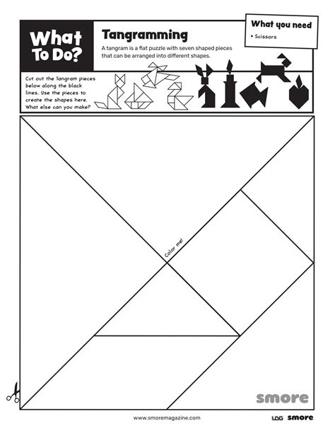 Tangrams Basics Art Lesson Worksheets Library