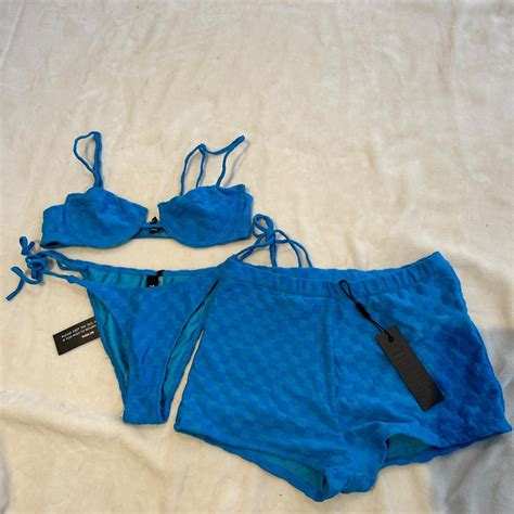 New Triangl Bikini Set New With Tags Top Size Depop