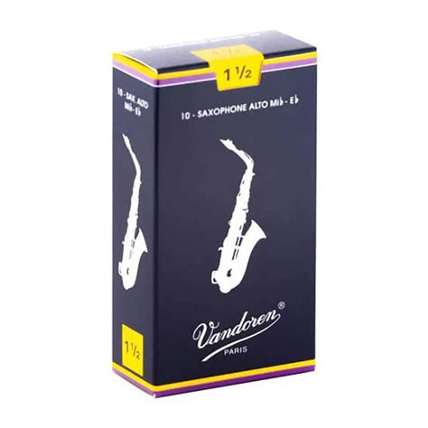 Трости для альт саксофона Vandoren Traditional №2,5 (10 шт) купить на ...