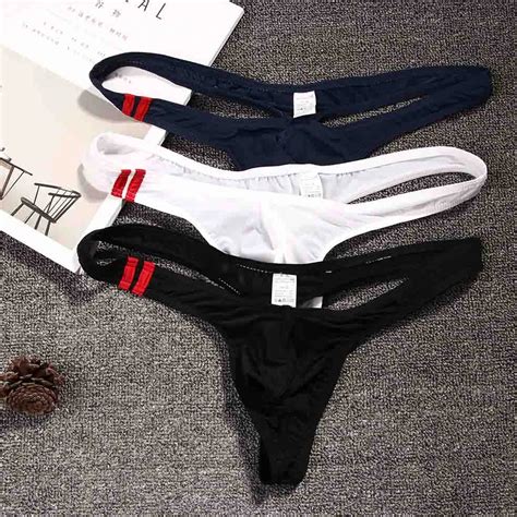 New Men S Underwear T Back G String Briefs Sexy Breathable Fashion Thong Lingerie Briefs