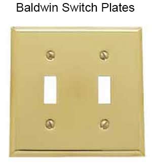 Door Hardware - Baldwin Door Hardware - Baldwin Switch Plates - Harbor ...