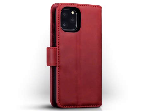 Rood Iphone 11 Pro Hoesje Van Echt Leer Kopen