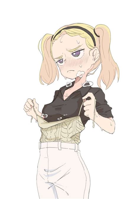 Zlix N Harsha Eisu Original Highres Non Web Source Girl Blonde Hair Blush Borrowed