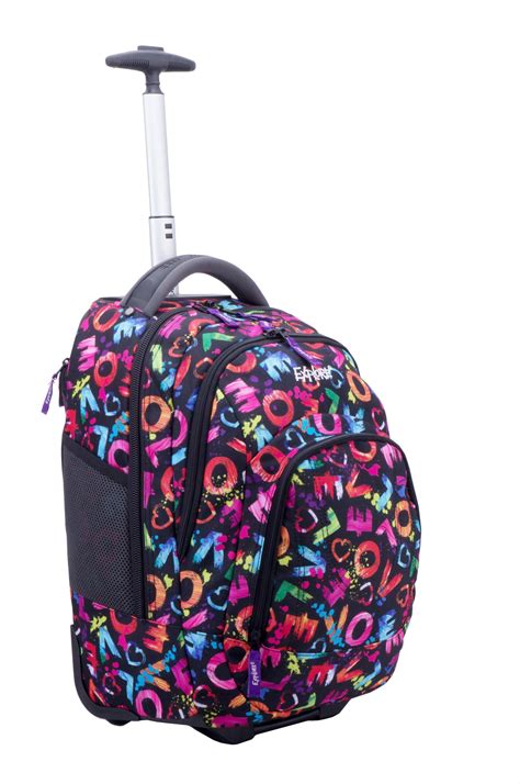 Рюкзак на колесах Explore Pink and Purlpe plaid 481601289 - купить, цена