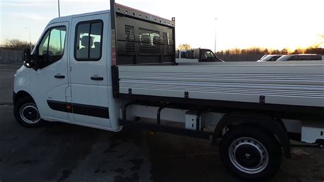 Vauxhall Movano 2800 2 3 Cdti L3 H1 Crew Cab Tipper Youtube