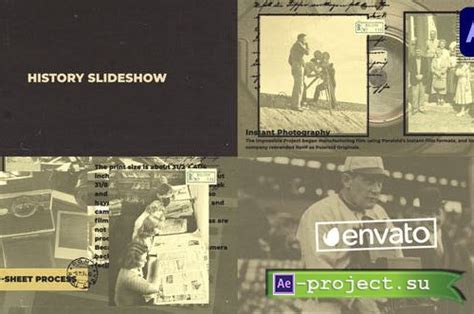 Videohive History Slideshow For After Effects 43412065 Project