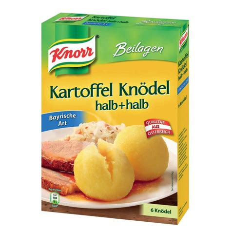 Knorr Beilagen Kartoffelkn Del Halb Halb Bayrische Art G Online