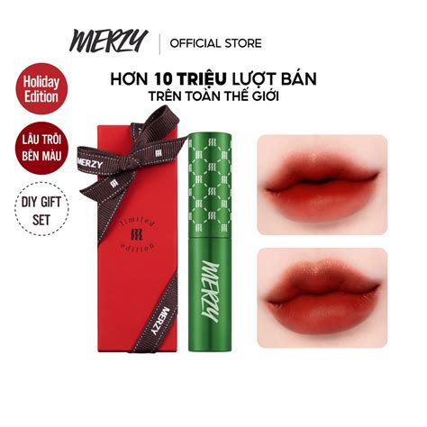 Phiên bản tự thắt nơ Son Kem Lì Merzy The First Velvet Tint 4 5g V6