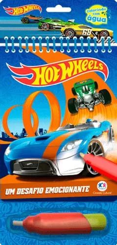 Livro Para Colorir Hot Wheels Colorindo Água Parcelamento sem juros