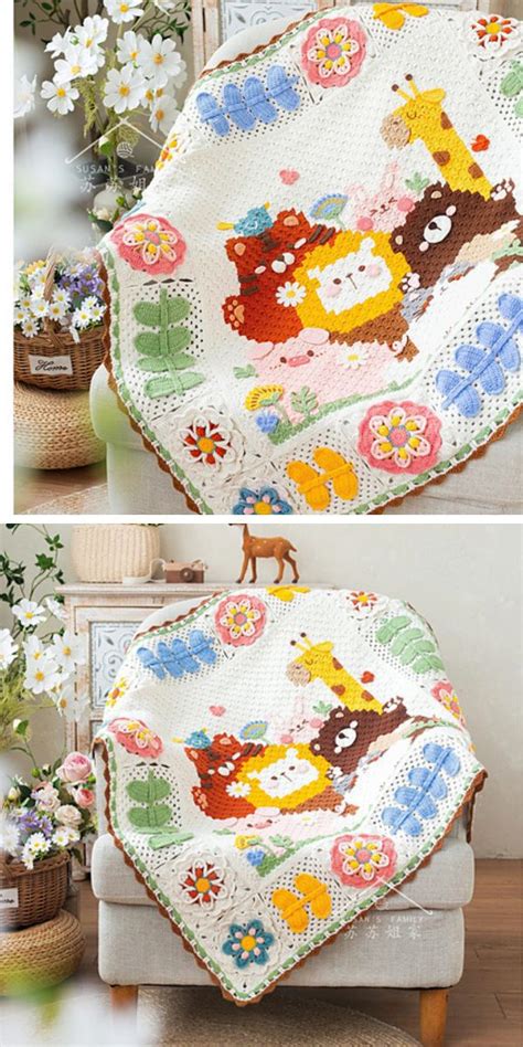 20 Animal Baby Blankets And Squares