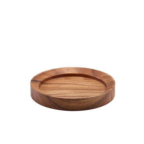 Genware Acacia Wood Serving Board 17cm