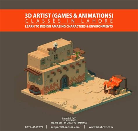 Become A 3D Artist For Games And Animations We Guarantee The High