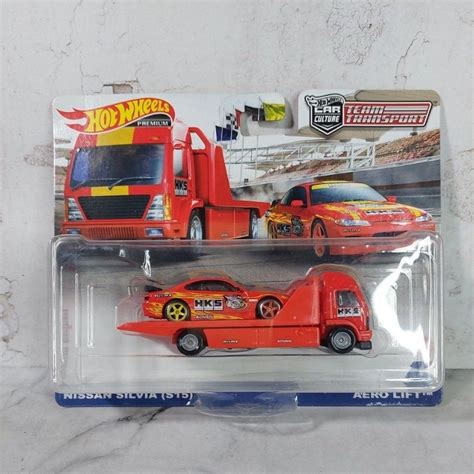 Jual Hot Wheels Team Transport Nissan Silvia S Aero Lift Shopee